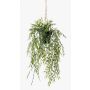 Konstgjord bambu-hängkruka ANDRES i dekorativ kruka, 50cm