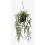 Konstgjord Asparagus sprengeri i hängkruka ANDRES i dekorativ kruka, 50cm