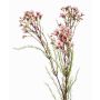 Konstgjord vaxblomstkvist MEDEA, rosa, 80cm, Ø6cm