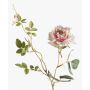 Konstgjord rosgren BEATA, rosa-vit, 75cm, Ø10cm