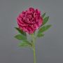Konstgjord blomma, pion DIVIN, cerise, 65cm, Ø15cm