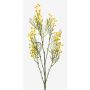 Konstgjord mimosa-gren MARFIL med blommor, gul, 65cm, Ø3cm