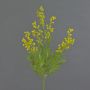 Konstgjord mimosa-gren AQUILINA med blommor, gul, 70cm, Ø0,5cm
