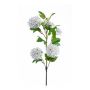 Konstgjord snöbollskvist JUVIA, vit, 75cm, Ø5-7cm