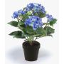 Konstblomma Hortensia LAIDA, blå, 35cm, Ø7-10cm