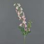 Dekorativ konstblomma riddarsporre WALIA, rosa-vit, 75cm, Ø6-8cm