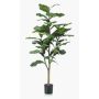 Konstgjord Ficus Lyrata EUSEBI, konststam, grön, 120cm