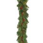 Konstgjord julgirland BUKAREST, dekorerad, 275cm, Ø30cm