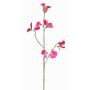 Konstgjord blomkvist Lathyrus ASFALOTH, cerise, 65cm, Ø3-5cm