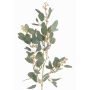 Konstgjord eukalyptusgren COBAR med blommor, crossdoor, grön, 65cm, Ø1,5cm