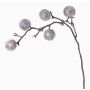 Dekorativ tistelgren ROBBY, silver, 100cm, Ø6cm