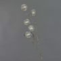 Dekorativ tistelgren ROBBY, silver, 100cm, Ø6cm