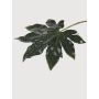 Konstblad Aralia-blad HERRO, glitter, grönt, 20cm