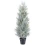 Dekorationsträd Cypress CALOT i dekorationskruka, grå, 80cm