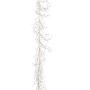 Konstgjord girland Korall UBARAN, silver, 185cm