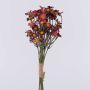 Konstgjord blomsterbukett med små krysantemum WEMKE, vinröd, 35cm, Ø13cm