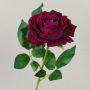 Sammetdekorationsros MANGFALL, cerise, 75cm, Ø13cm