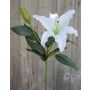 Textilblomma tigerlilja MELIHA, vit, 75cm, Ø20cm