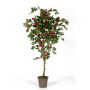 Konstgjord bougainvillea ISMUNDE, äkta stam, blommor, cerise, 210cm - Tillverkad i Italien