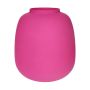 Glasvas CAYDENCE, mat cerise, 25,3cm, Ø22,2cm