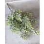 Konstgjord humlebuske HASSO, med stödpinne, grön-vit, 30cm