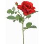 Konstblomma ros WAIOLA, röd, 65cm, Ø11cm