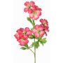 Konstgjord växt, storknäbb, gren ZEDENA, cerise-krämfärgad, 70cm, Ø6cm