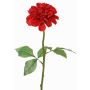 Konstgjord dahlia TINKALA, röd, 60cm, Ø12cm