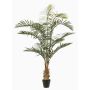 Konstgjord guldfruktpalm VOWRAN i dekorativ kruka, crossdoor, grön, 120cm