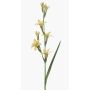 Konstgjord gladiolus GROWEL, gul, 105cm