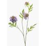 Konstgjord kvist Scabiosa RUXTER, lila, 60cm, Ø6-8cm