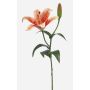 Konstgjord blomma, tigerlilja MIXLON, persika-lax, persik-laxros, 55cm, Ø13cm