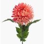 Konstgjord krysantemum SAXLER, korall, 60cm, Ø12cm
