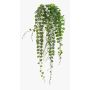 Konstgjord hängväxt silverregn KEMMO på stödpinne, blommor, crossdoor, krämfärgad, 60cm