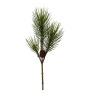 Konstgjord gren av tall TREVAL med kottar, grön, 65cm