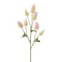 Konstgjord kvist vitklöver TREVLA med blommor, rosa, 55cm, Ø3-3,5cm