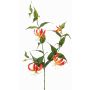 Konstgjord krans KINTARO, orange-gul, 120cm