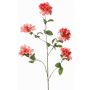 Konstgjord rhododendronkvist MALISSA, korallfärgad, 120cm