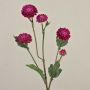 Konstgjord krysantemum RYON, mörkvioletta, 70cm, Ø3-5cm