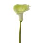 Konstgjord calla MIRAC, grön-vit, 75cm, 12x15cm