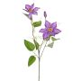 Konstgjord blomkvist av blåregn DORAN, lila, 75cm, Ø11-13cm