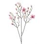 Dekorativ gren magnolia NELKA, cerise-vit, 125cm