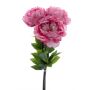 Konstgjorda pioner i bukett DUDIL, rosa-cerise, 50cm