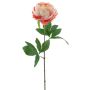 Konstpion TALFY, rosa-persik, 65cm, Ø10cm