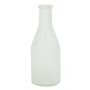 Glasflaska ANYA, mattvit, 18cm, Ø6,5cm