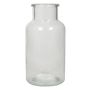 Dekorativ glasflaska LORRIE, klar, 16cm, Ø8,5cm