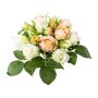 Konstgjord blomsterbukett med rosor MOLTA, antikrosa-grön, 30cm