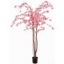 Konstgjord körsbärsblomstrande träd PONFYN med blommor, naturstammar, rosa, 175cm