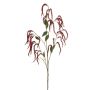 Konstgjord amarantgren PIATRA med blommor, röd, 100cm