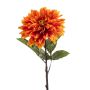 Dekorationsblomma, dahlia JESKA, orange, 65cm